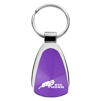 Autogold® - Big Horn Logo Teardrop Key Chain