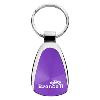 Autogold® - Bronco II Climbing Logo Teardrop Key Chain