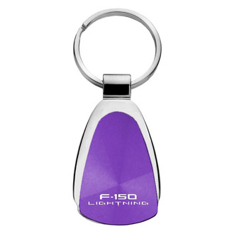 Autogold® - F-150 Lightning Logo Teardrop Key Chain