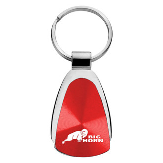 Autogold® - Big Horn Logo Teardrop Key Chain