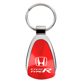 Autogold® - Civic Type R Logo Teardrop Key Chain