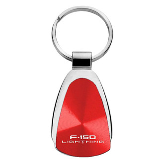Autogold® - F-150 Lightning Logo Teardrop Key Chain