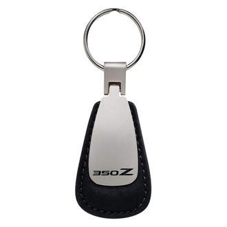Autogold® - 350Z Logo Leather Teardrop Key Fob