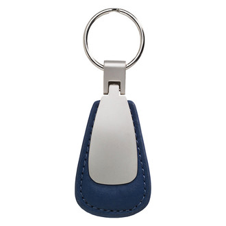 Autogold® - Blank Logo Leather Teardrop Key Fob