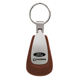 Autogold® - F-450 Logo Leather Teardrop Key Fob