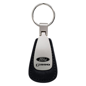 Autogold® - F-550 Logo Leather Teardrop Key Fob