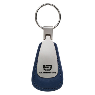 Autogold® - Gladiator Logo Leather Teardrop Key Fob