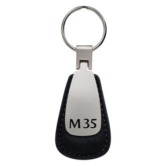 Autogold® - M35 Logo Leather Teardrop Key Fob