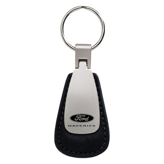 Autogold® - Maverick 2022 Logo Leather Teardrop Key Fob