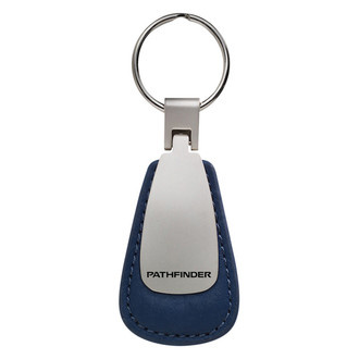 Autogold® - Pathfinder Logo Leather Teardrop Key Fob