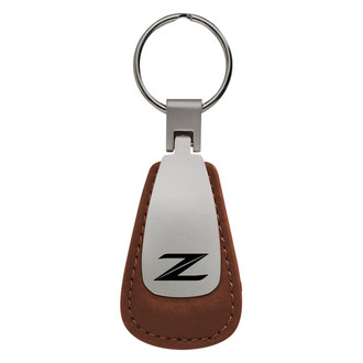 Autogold® - Z (New) Logo Leather Teardrop Key Fob