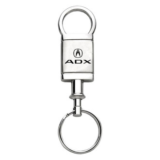 Autogold® - ADX Logo Satin Chrome Aluminum Valet Key Chain
