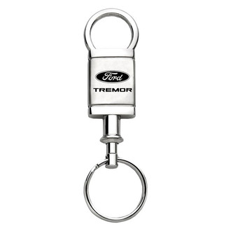 Autogold® - Tremor Logo Satin Chrome Aluminum Valet Key Chain