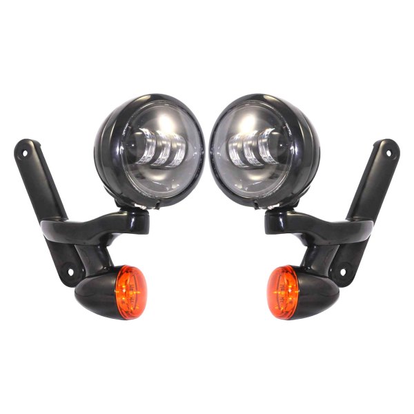 Bagger Brothers® - 4" LED Driving Lights and Turn Signals