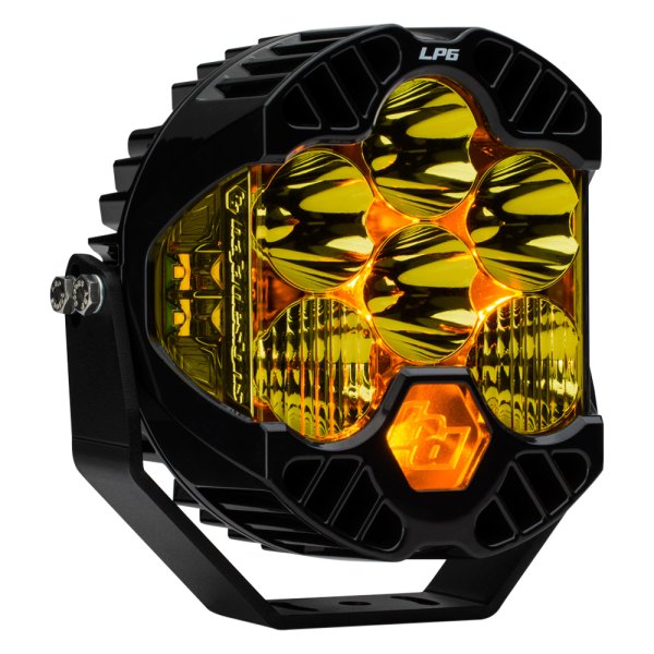 Baja Designs® - LP6 Pro™ 6" 90W Round Driving/Combo Beam Amber LED Light