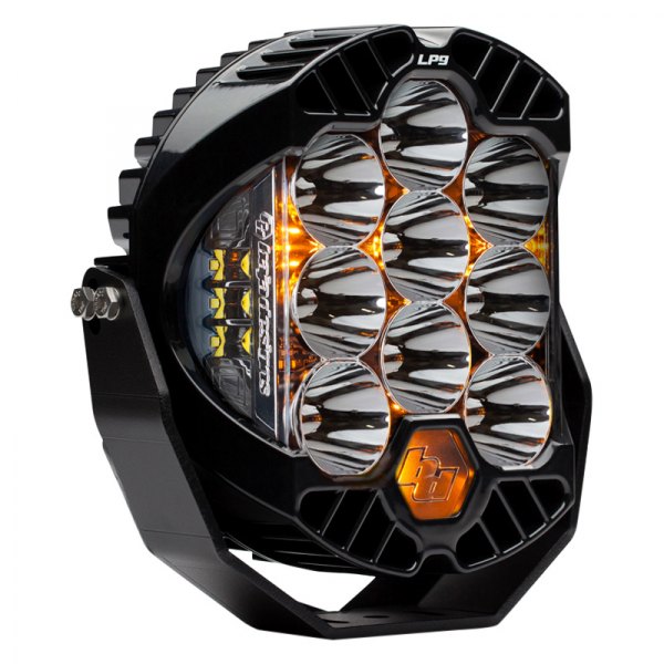 Baja Designs® - LP9™ 8" 105W/21W Round High Speed Spot Beam Amber/White LED Light
