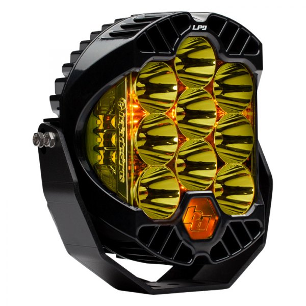 Baja Designs® - LP9™ 8" 105W/21W Round High Speed Spot Beam Amber LED Light