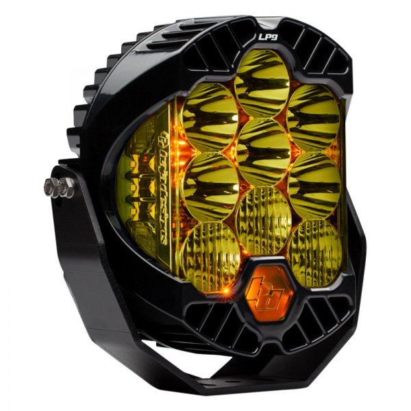 Baja Designs® - LP9™ 8" 105W/21W Round Driving/Combo Beam Amber LED Light