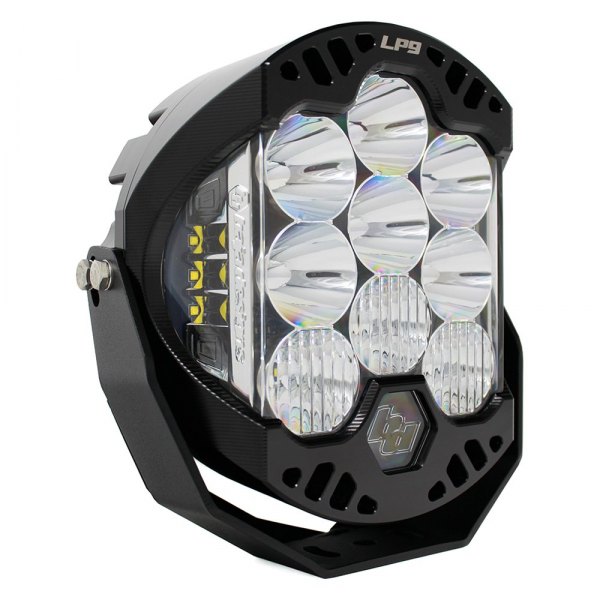 Baja Designs® - LP9™ Racer Edition 8" 105W/2.8W Round High Speed Spot Beam Amber/White LED Light