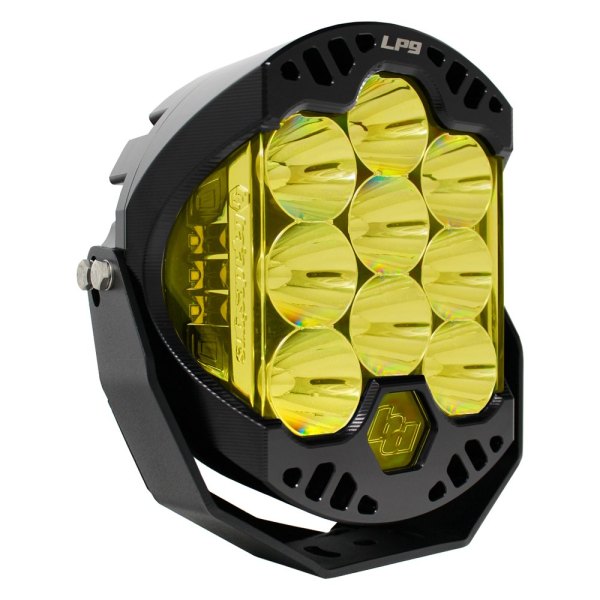 Baja Designs® - LP9™ Racer Edition 8" 105W/21W Round High Speed Spot Beam Amber LED Light