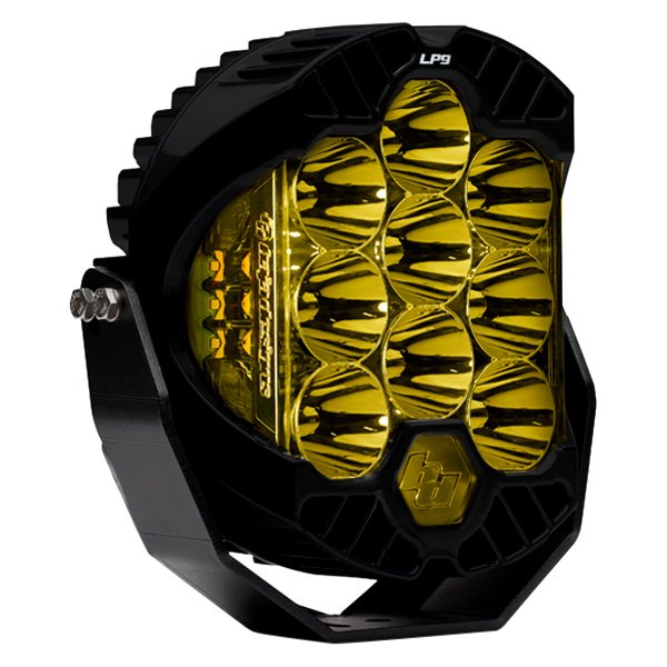 Baja Designs® - LP9 Sport™ 8" 61W/24W Round Spot Beam Amber LED Light