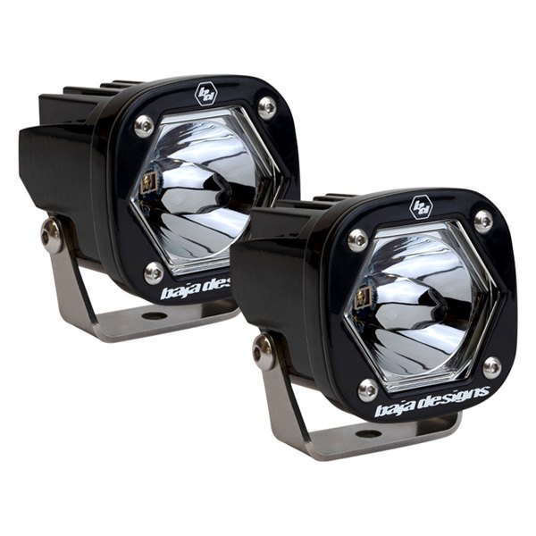 Baja Designs® - S1 Series Laser Flush Mount 2.1" 2x20W Square Spot Beam LED Lights