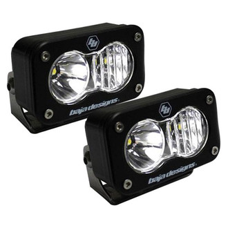 Baja Designs® - Front Fairing Mounted S2 Pro™ 3"x2" 2x20W Rectangular Driving/Combo Beam LED Lights