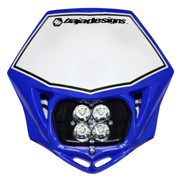 Baja Designs® - Headlight Location Squadron Pro™ 3" 40W Square Driving/Combo Beam LED Light Kit with Head Shell, Front View