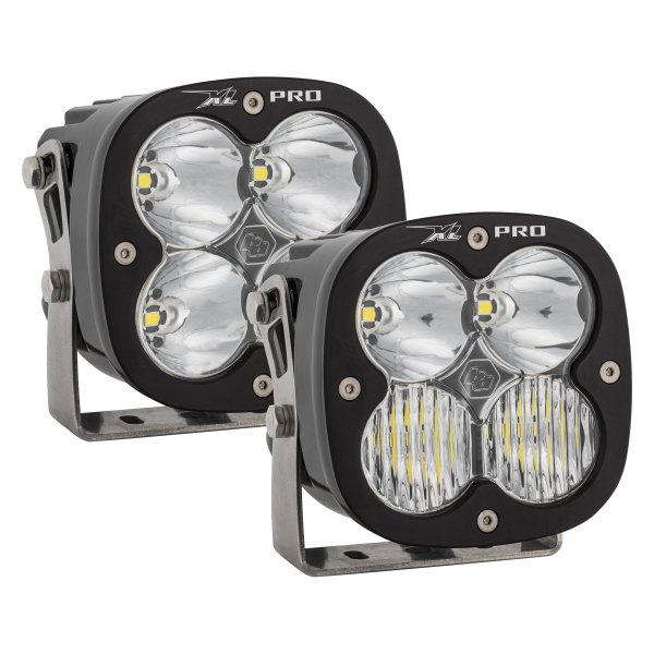 Baja Designs® - Headlight Location XL Pro™ 4.43" 40W Square Driving/Combo Beam LED Light Kit