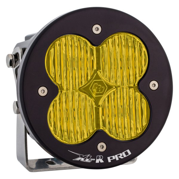 Baja Designs® - XL-R Pro™ 4.43" 40W Round Wide Cornering Beam Amber LED Light