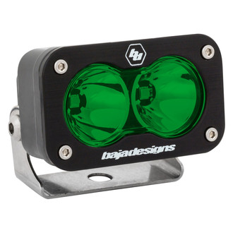 Baja Designs® - S2 Sport™ 3"x2" 12W Rectangular Spot Beam Green LED Light