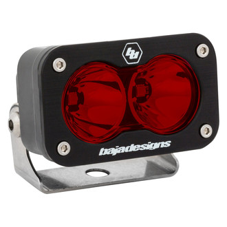 Baja Designs® - S2 Sport™ 3"x2" 12W Rectangular Spot Beam Red LED Light