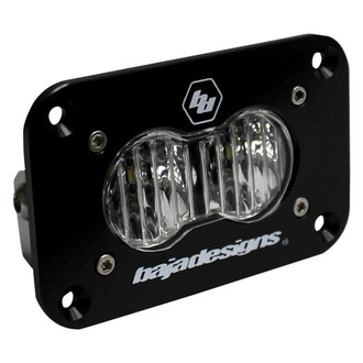 Baja Designs® - S2 Sport™ S2 Sport™ Flush Mount 3"x2" 12W Rectangular Wide Cornering Beam LED Light LED Light