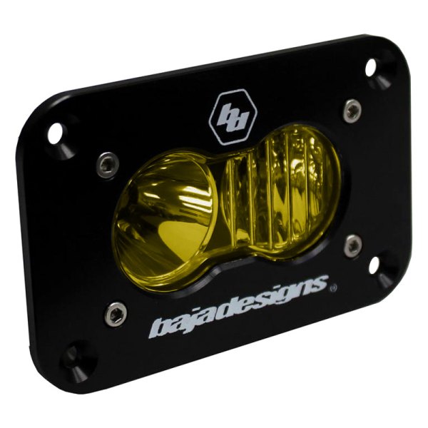 Baja Designs® - S2 Sport™ Flush Mount 3"x2" 12W Driving/Combo Beam Amber LED Light