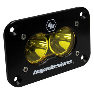 Baja Designs® - S2 Sport™ S2 Sport™ Flush Mount 3"x2" 12W Rectangular Work/Scene Beam Amber LED Light LED Light