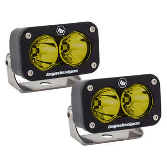 Baja Designs® - S2 Sport™ 3"x2" 2x12W Rectangular Spot Beam Amber LED Lights