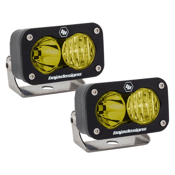 Baja Designs® - S2 Sport™ 3"x2" 2x12W Driving/Combo Beam Amber LED Lights