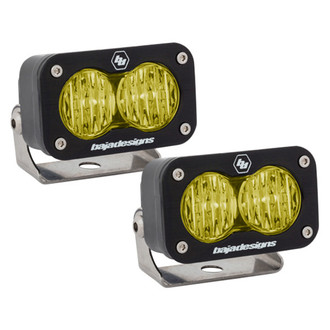 Baja Designs® - S2 Sport™ 3"x2" 2x12W Rectangular Wide Cornering Beam Amber LED Lights