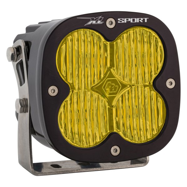 Baja Designs® - XL Sport™ 4.43" 20W Square Wide Cornering Beam Amber LED Light