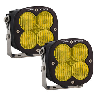 Baja Designs® - XL Sport™ XL Sport™ 4.43" 2x20W Square Wide Cornering Beam Amber LED Lights LED Lights