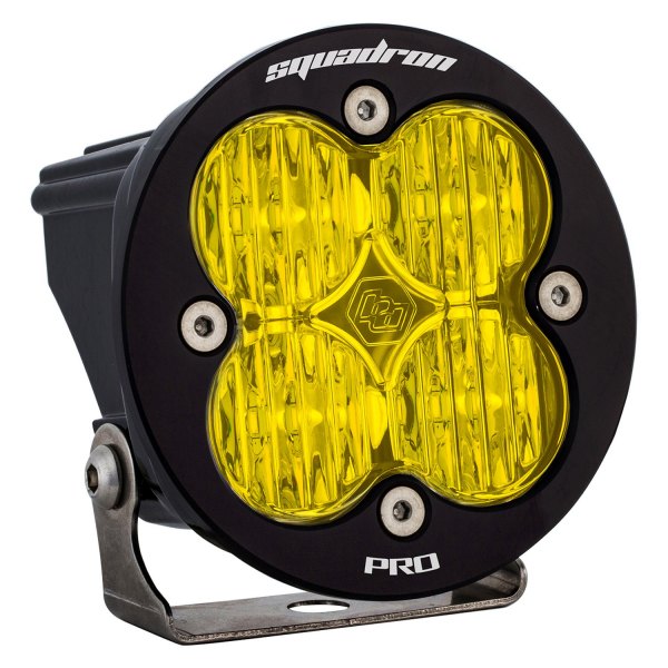 Baja Designs® - Squadron-R Pro™ 3" 40W Round Wide Cornering Beam Amber LED Light