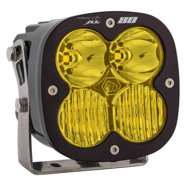 Baja Designs® - XL80™ 4.43" 80W Square Driving/Combo Beam Amber LED Light