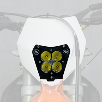 Baja Designs® - Headlight Location Mounted XL80™ 4.43" 80W Square Driving/Combo Beam LED Light Kit