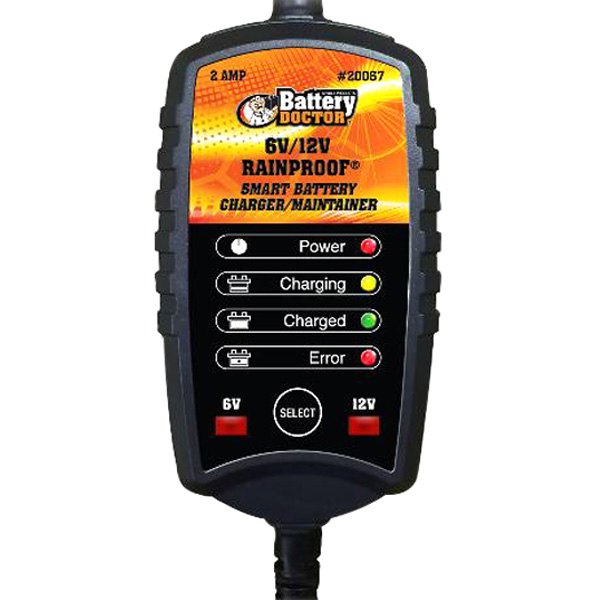 Battery Doctor® - 6V/12V 2 Charging Amps Battery Charger and Maintainer