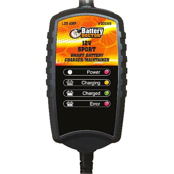 Battery Doctor® - 12v 1.25 Charging Amps Portable Battery Charger and Maintainer