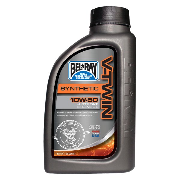 Bel-Ray® - V-Twin™ SAE 10W-50 Synthetic Engine Oil, 1 Liter