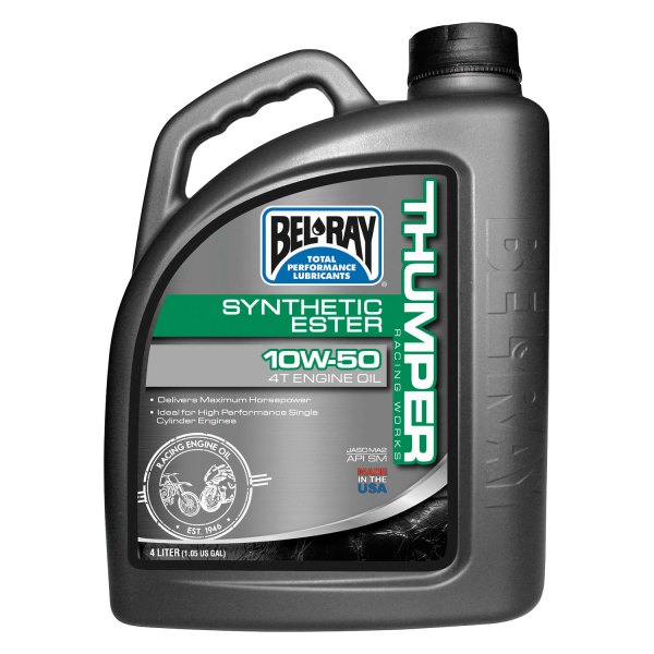 Bel-Ray® - Thumper® Racing Works Ester SAE 10W-50 Synthetic 4T Engine Oil, 4 Liters