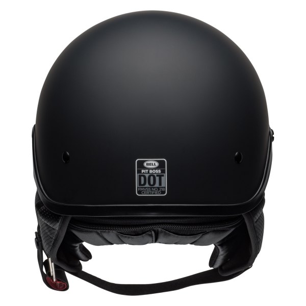 Bell® 2033203 - Pit Boss X-Large Matte Black Half Shell Helmet