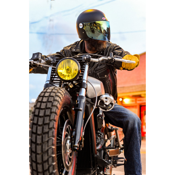 Bell® 7084438 - Riot X-Small Black Open Face Helmet - MOTORCYCLEiD.com