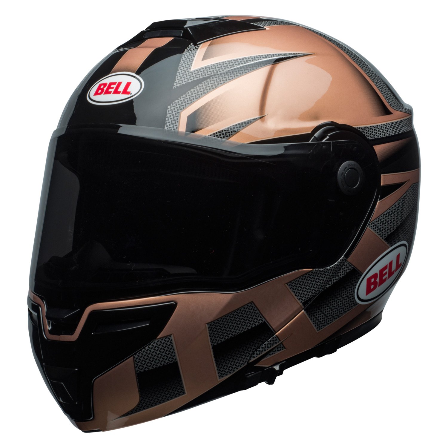 Bell SRT Predator Black & Copper Motorbike Helmet 